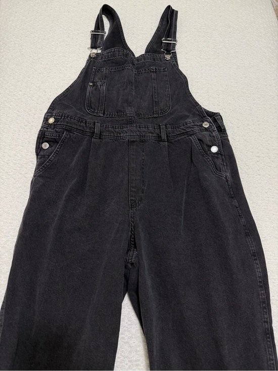 &Denim Pants - &Denim by H&M Black Overalls Women’s Size Large